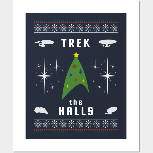 Trek the Halls Wall Art by bingpot